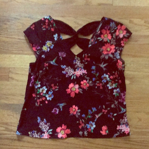 Express Tops - Floral Blouse